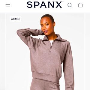Spanx air essentials half zip- limited edition and sold out!